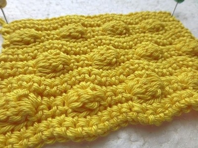 Crochet with eliZZZa * Crochet stitch "Pebbles"