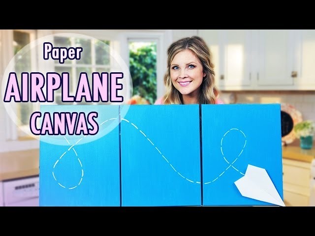 DIY Airplane Canvas!!