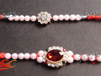DIY Beads Rakhi for Raksha Bandhan JK Arts 356