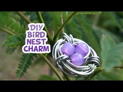 DIY Bird Nest Charm - Whitney Crafts  (Reposted from second channel)