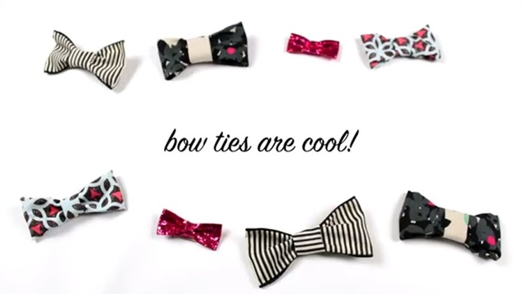 DIY Bow Ties for the ladies