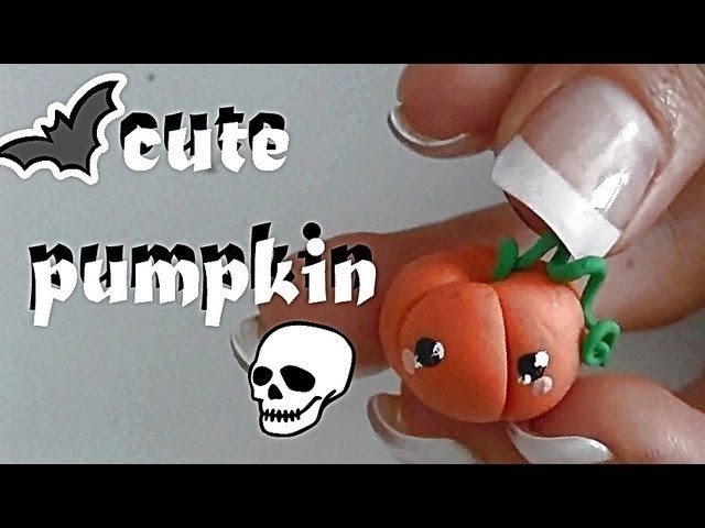 ❀ DIY ✄ Cute Clay Pumpkin Tutorial! (kawaii!) ❀