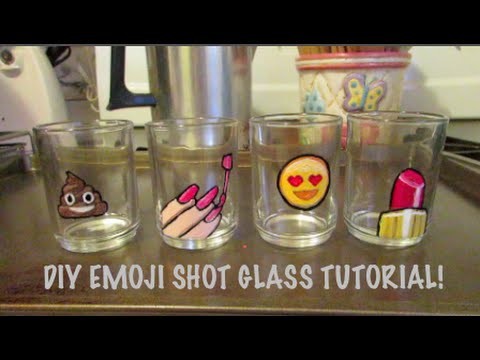 DIY Emoji Shot Glass Tutorial