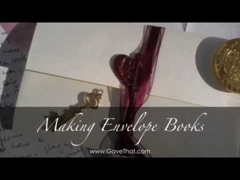DIY Envelope Album Books : Easy Valentines & Bookbinding Project!