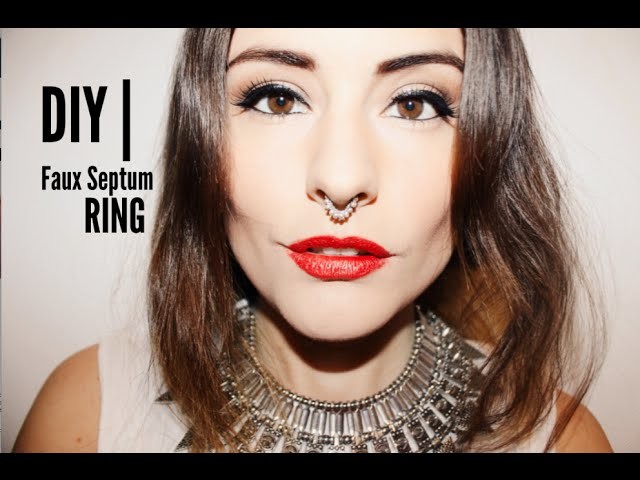 DIY | Faux Septum Ring