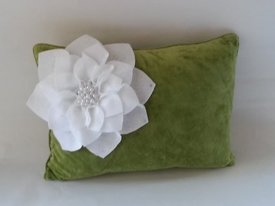 {DIY} Flower Pillows