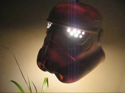 DIY Hanging Star Wars Stormtrooper Swag Light