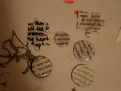 DIY: How to make Word Necklaces