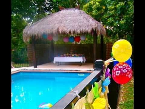 DIY Pool party decorating ideas