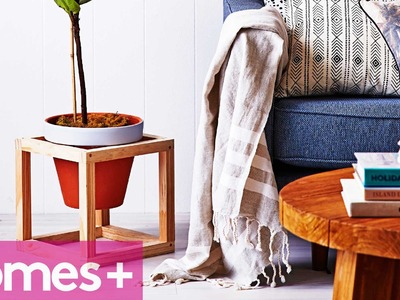 DIY PROJECT: Indoor plant pot stand - homes+
