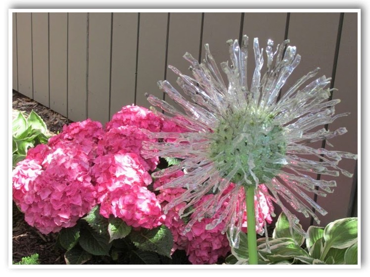 DIY Recycled Garden Art   Dandelion Inspired   Make Something Monday