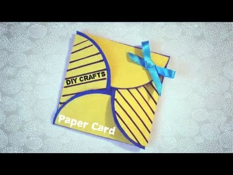 DIY Simple Origami Card - Tutorial( Felicitari Handmade )