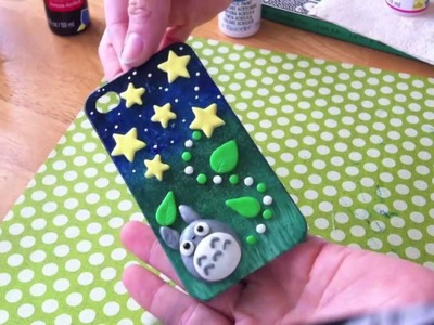 DIY Totoro Phone Case