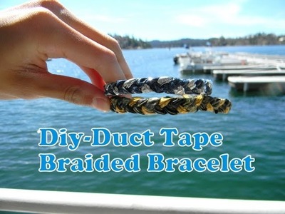 Diy-Tutorial:Braided Duct Tape Bracelet With And Without Magnets