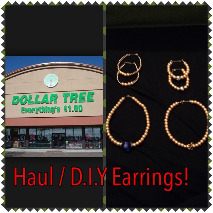 Dolla Tree Haul. D.I.Y. Earrings!!!!! (Gold Filled. Beads)