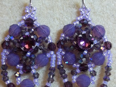 Dramatially Draped Earrings