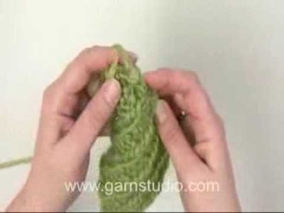 DROPS Knitting Tutorial: How to knit a basic waffle with K and P sts