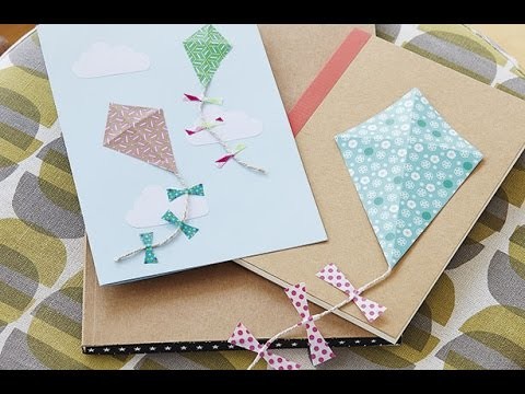 Easy craft: Homemade kite cards