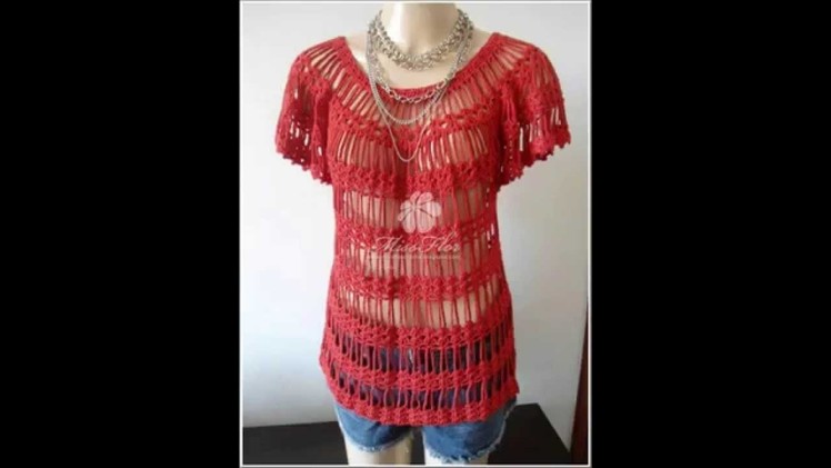 How to Crochet Blouse very easy Free Pattern