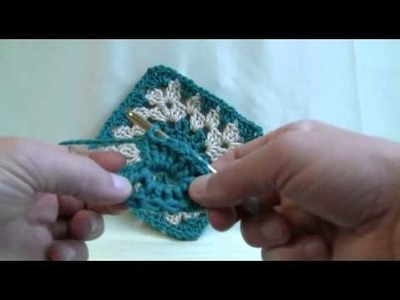 How To Crochet Color Burst Afghan Part 1