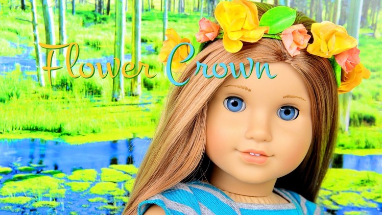 How to Make a Doll Flower Crown - Doll Crafts