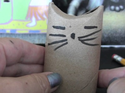 How To Make a Treat Cat Toy with a Toilet Paper Roll