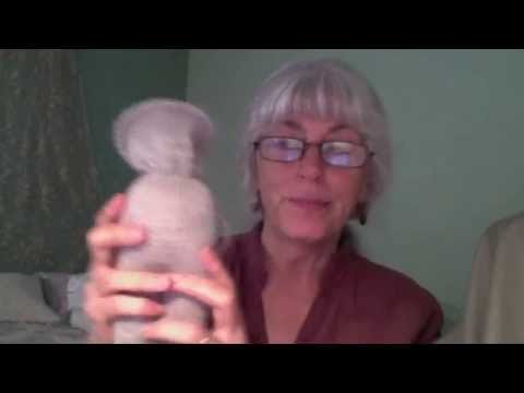 How to make a wool head-form for a knitted teddy bear