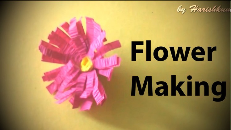 How to make beautiful paper flowers. Arts & Crafts