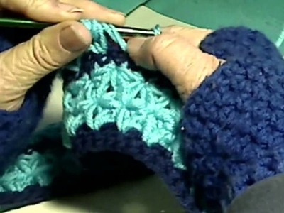 How to make the Gather Star Stitch - Crochet