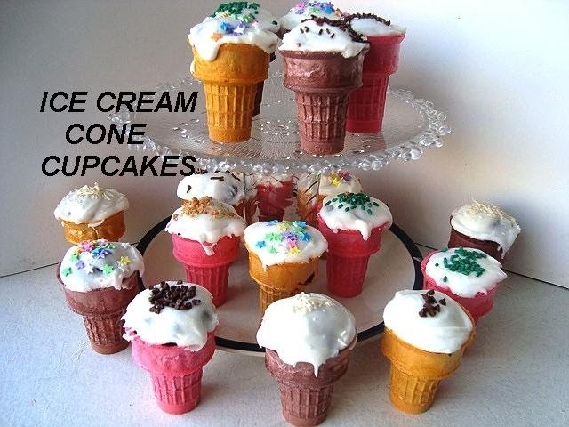 ICE CREAM CUPCAKES, party cupcakes, muffin cups, how to diy