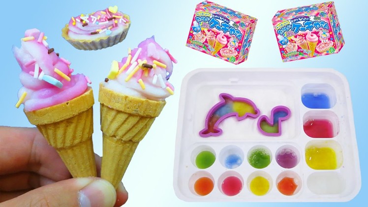Kracie Popin Cookin DIY Ice Cream Candy, Gumi Land, Panda Shape Bento SUPER Video!