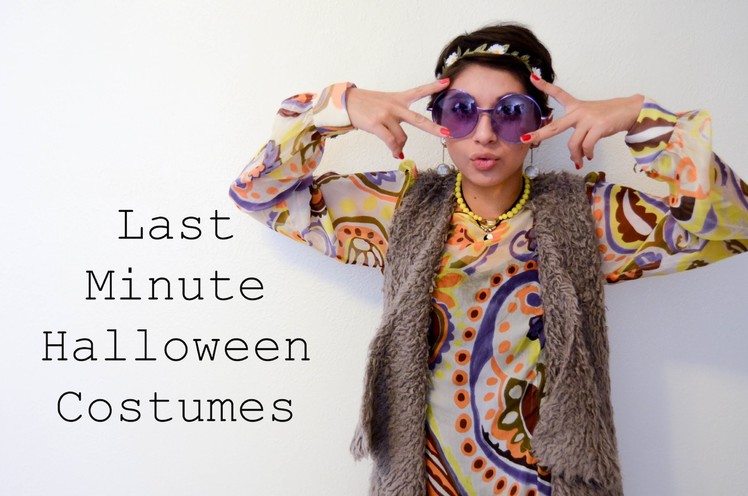Last Minute Halloween Costumes!