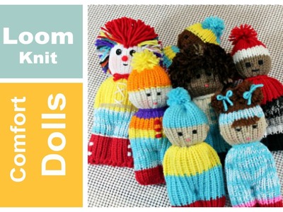 LOOM KNITTING Projects DOLL TOY Comfort Izzy Duzuza Softies and Pocket Pals