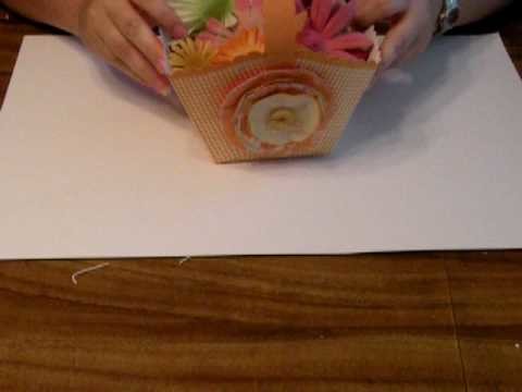 Making a Paper basket from 12X12 paper