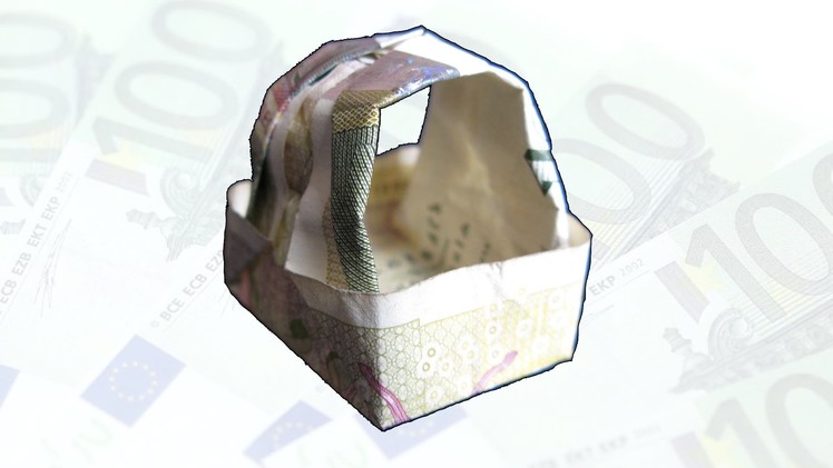 Money Origami Basket Instructions