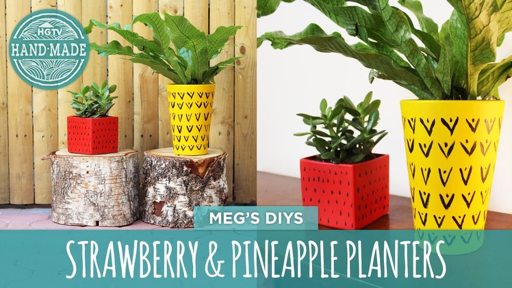 Mother's Day DIY: Strawberry & Pineapple Planters