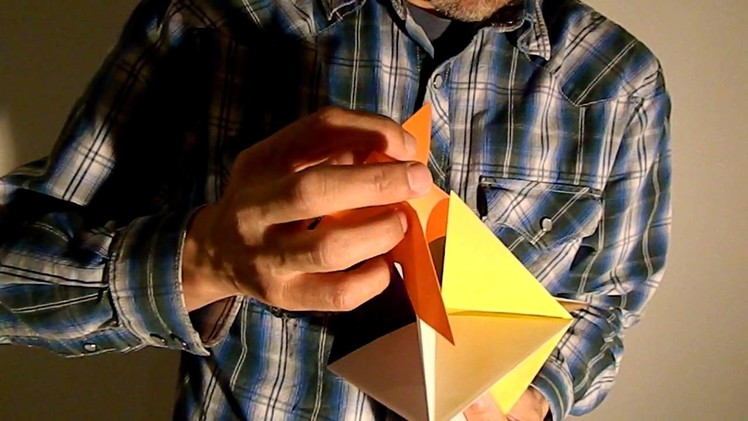 Origami Spinner Ornament