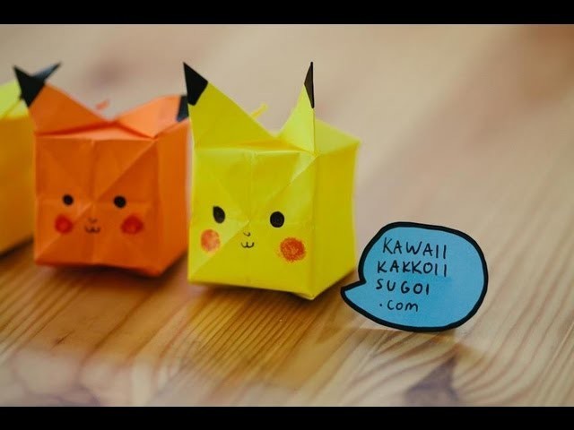 Pikachu Origami - How To Fold (HD)