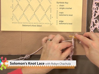 Preview Solomon's Knot Lace Crochet Video with Robyn Chachula