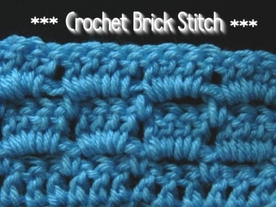 Quick Crochet Brick Stitch Pattern