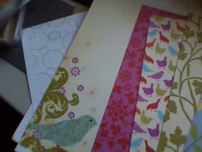 Scrapbooking Yard Sale Haul, Vintage Paper Flowers, and ATC cards