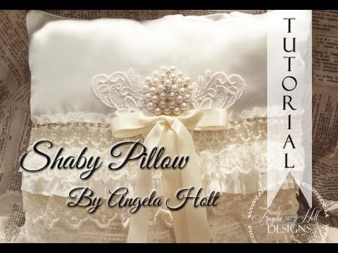 Shabby Chic Lace Pillow Tutorial