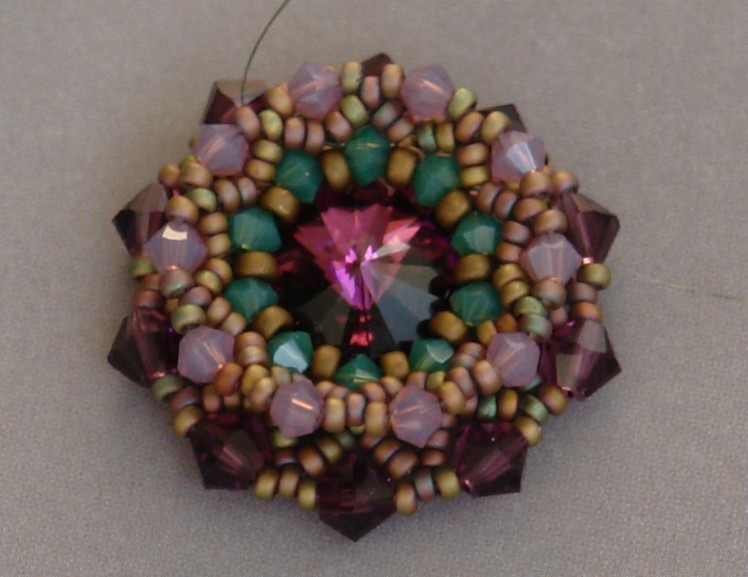 Sidonia's handmade jewelry - Swarovski flower pendant