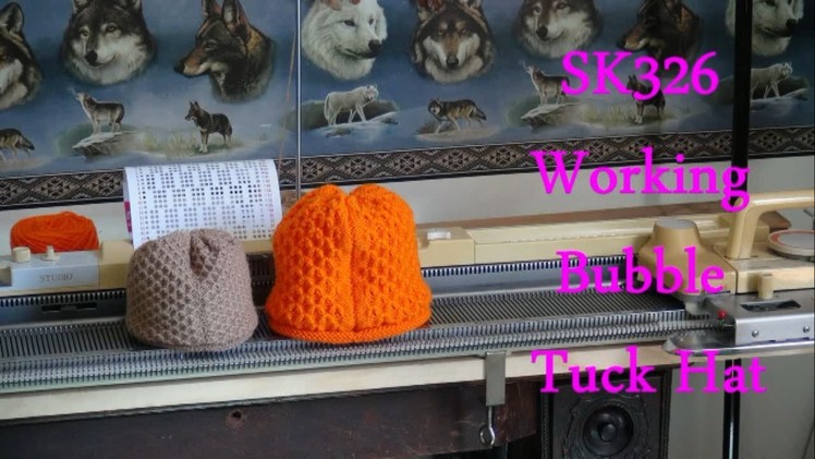 SK326 working, Making a Tuck Stitch Hat