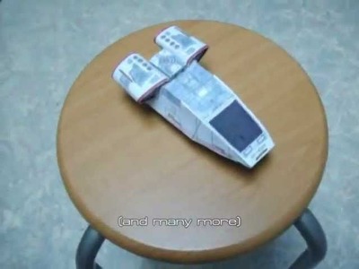 Star Trek Deep Space Nine shuttlecraft Chaffee papercraft model