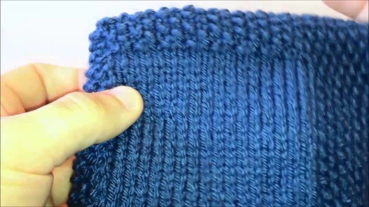 Stockinette Stitch - Left Handed