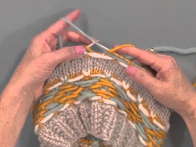 Stranded Colorwork Knitted Cowl from Knitting Daily TV Episode 1406 with Vickie Howell