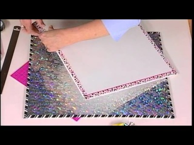 210-4 Host Julie McGuffee shows how to make a kid's bulletin or dry erase board on Scrapbook Soup