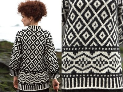 #4 Oversize Nordic Pull, Vogue Knitting Fall 2011