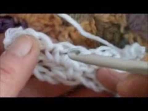 A textured crochet stitch